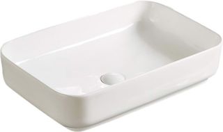 Раковина накладная SantiLine SL-1090 61см белый